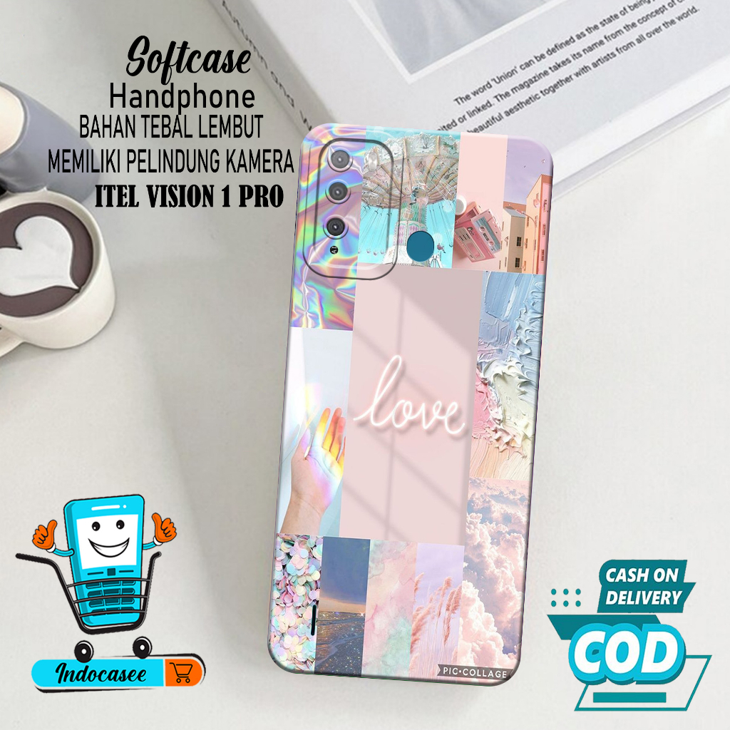 Case Hp Itel Vision 1 Pro - Softcase Itel Vision 1 Pro - Casing Itel Vision 1 Pro - Kesing Itel Visi