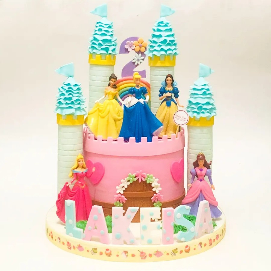 

Birthday Cake Tema PRINCESS / Kue Ulang Tahun / MOHON BACA DESKRIPSI