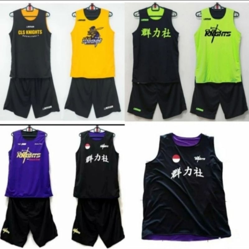 SETELAN JERSEY BASKET DEWASA NBA CLS KNIGHT PRIA/WANITA BAJU OLAHRAGA BASKET KAOS BASKET SETELAN