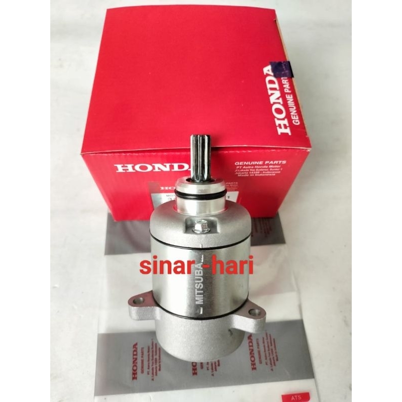 DINAMO STATER ASSY (KPH) HONDA ORIGINAL SUPRA X 125 KARISMA+KIRANA LAMA OLDMODEL ,MITSUBA-SM-15-12V