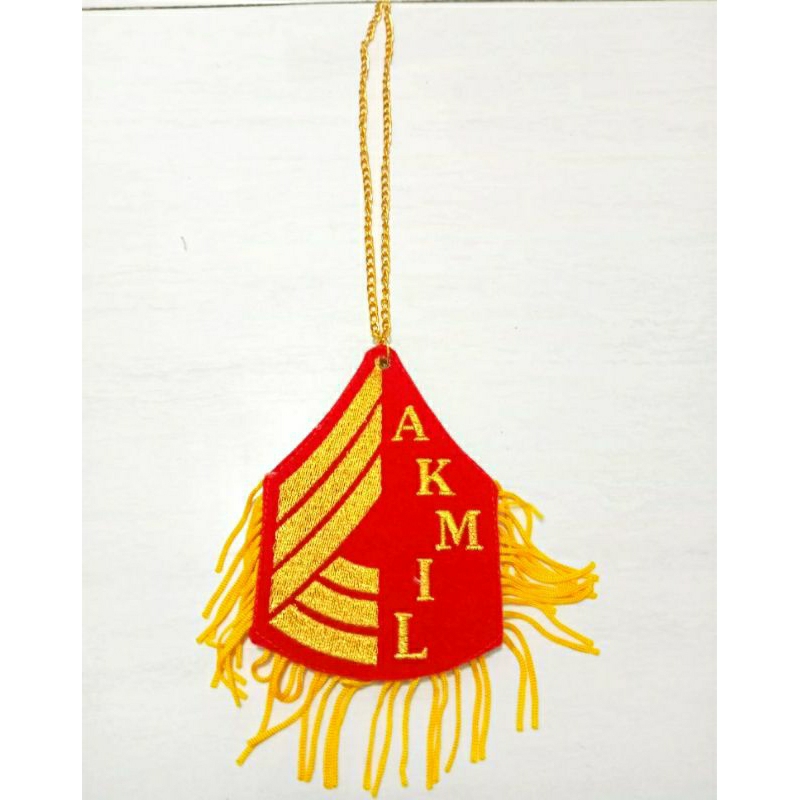 AKSESORIS GANTUNGAN MOBIL SEVRON BORDIR AKMIL RUMBAI