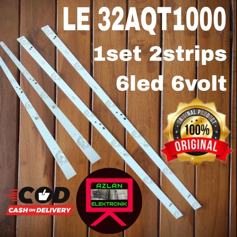 BACKLIGHT LED TV AQUA LE 32AQT1000 6led 6volt