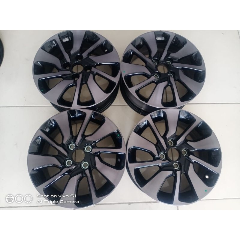 VELG BRIO RS TERBARU 2023 ORIGINAL RING 15 PCD 4×100 #copotan hampir baru #cocok, Ayla, Agya, kalya,