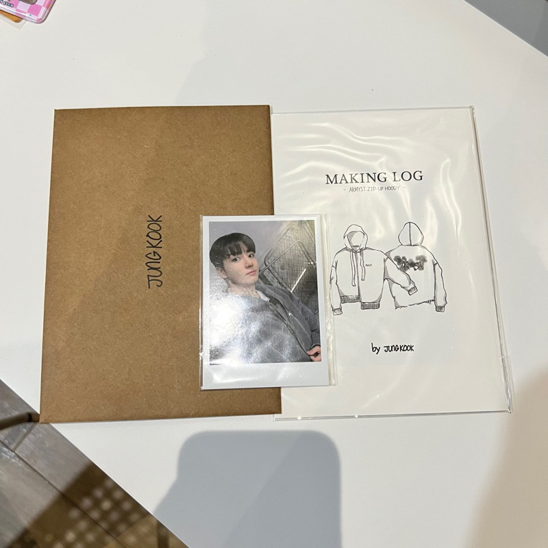 [READY STOCK] artist md bts making log jungkook photocard pc jk taehyung jimin jin suga namjoon jhop