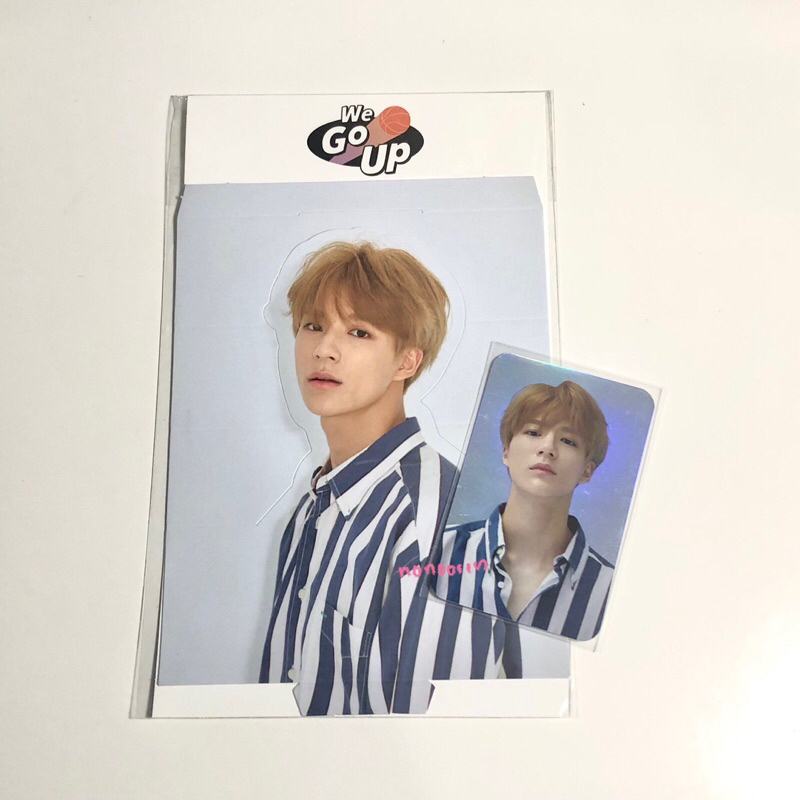 jeno renjun holo set we go up wgu photocard pc standee nct dream