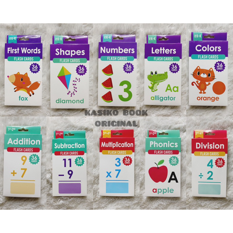 FLASH CARD ANAK ABJAD HURUF ANGKA NUMBER DAN FLASHCARD PHONICS MEDIA BELAJAR EDUKASI (TAKA LIBRARY)