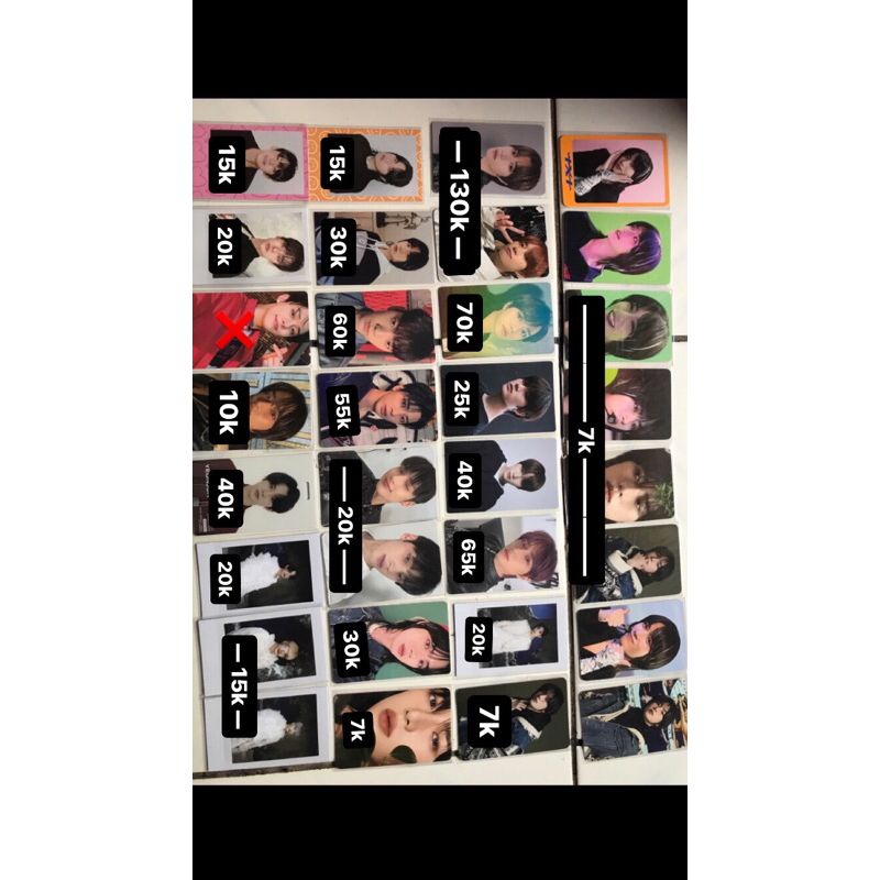 Photocard TXT Pc Soobin Yeonjun Beomgyu Taehyun Hueningkai Naver M2U Lucky Draw Hate End Mess Thursd