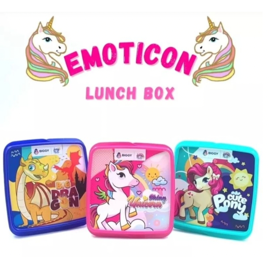 Lunch Box Souvenir Ulang Tahun Emoticon Lucky Food Grade