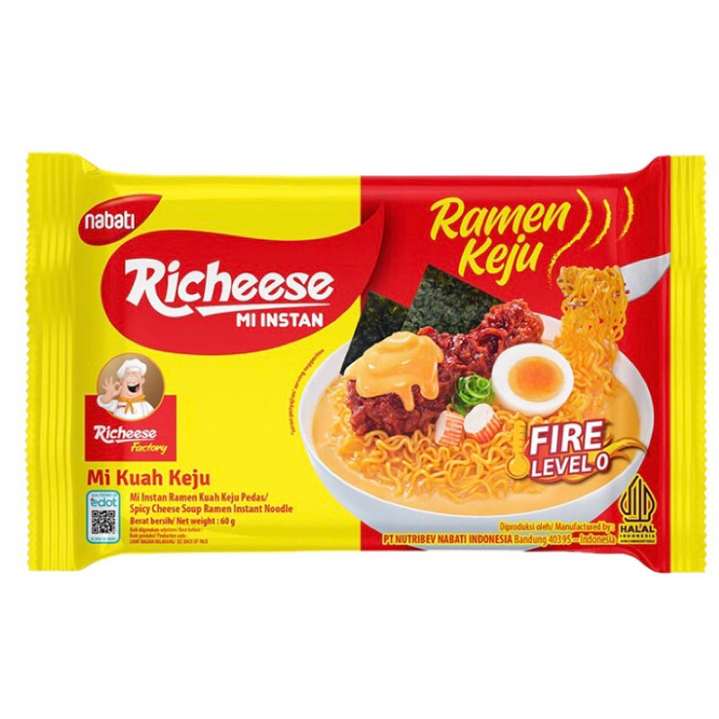 

MIE RICHEESE KEJU 4 PCS