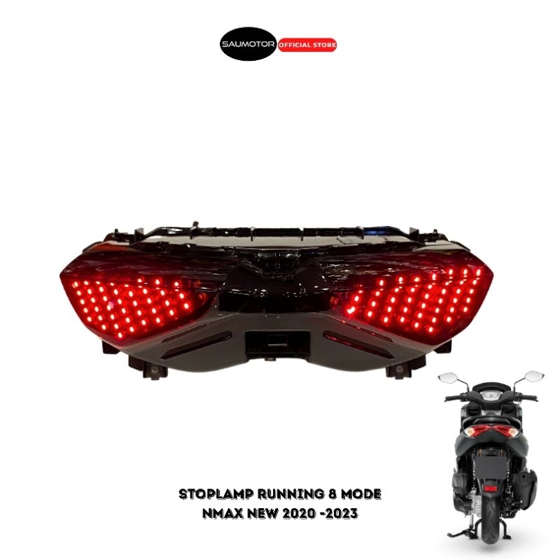 Stoplamp Nmax New 2020-2023 Coloseum runing Lampu belakang New Nmax Variasi Xcase WD117