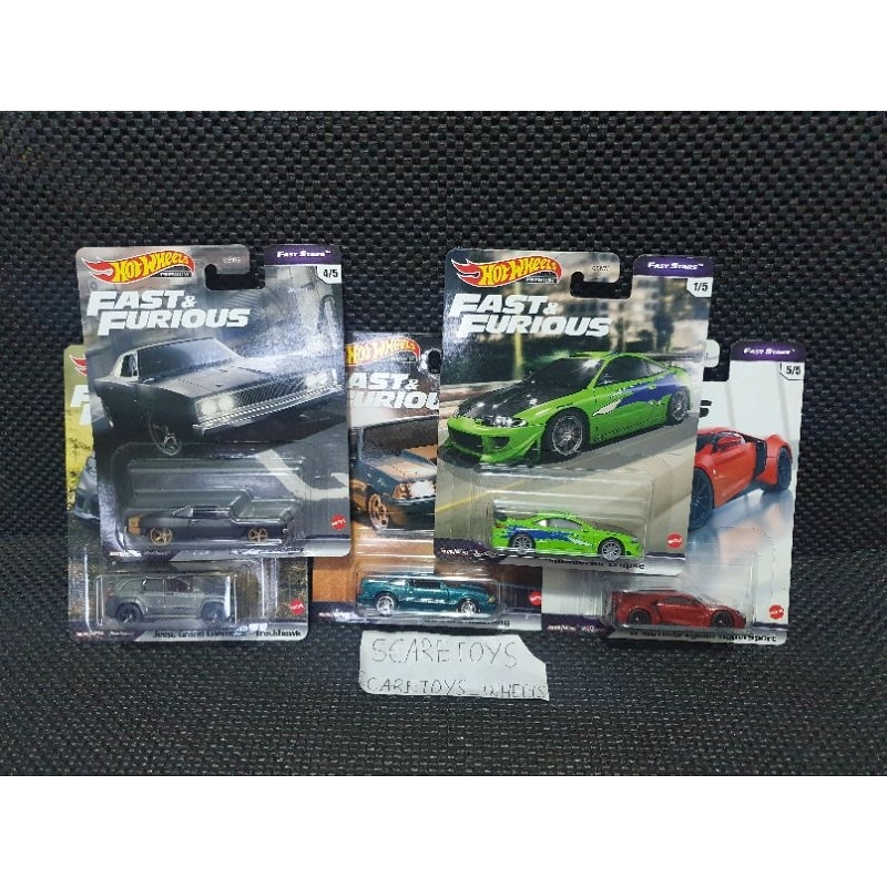 Hot wheels Fast Furious Premium Fast Stars 2021 set