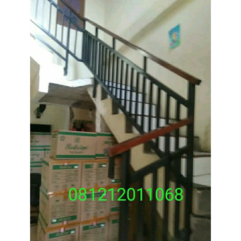 railing tangga modern minimalis