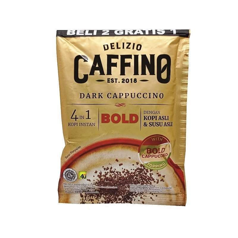 

DELIZIO CAFFINO Kopi PREMIUM Renceng 10 Sachet @20gr