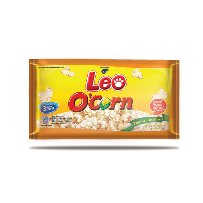 

Ocorn Popcorn Instant Rasa Sweet Kettle 80g