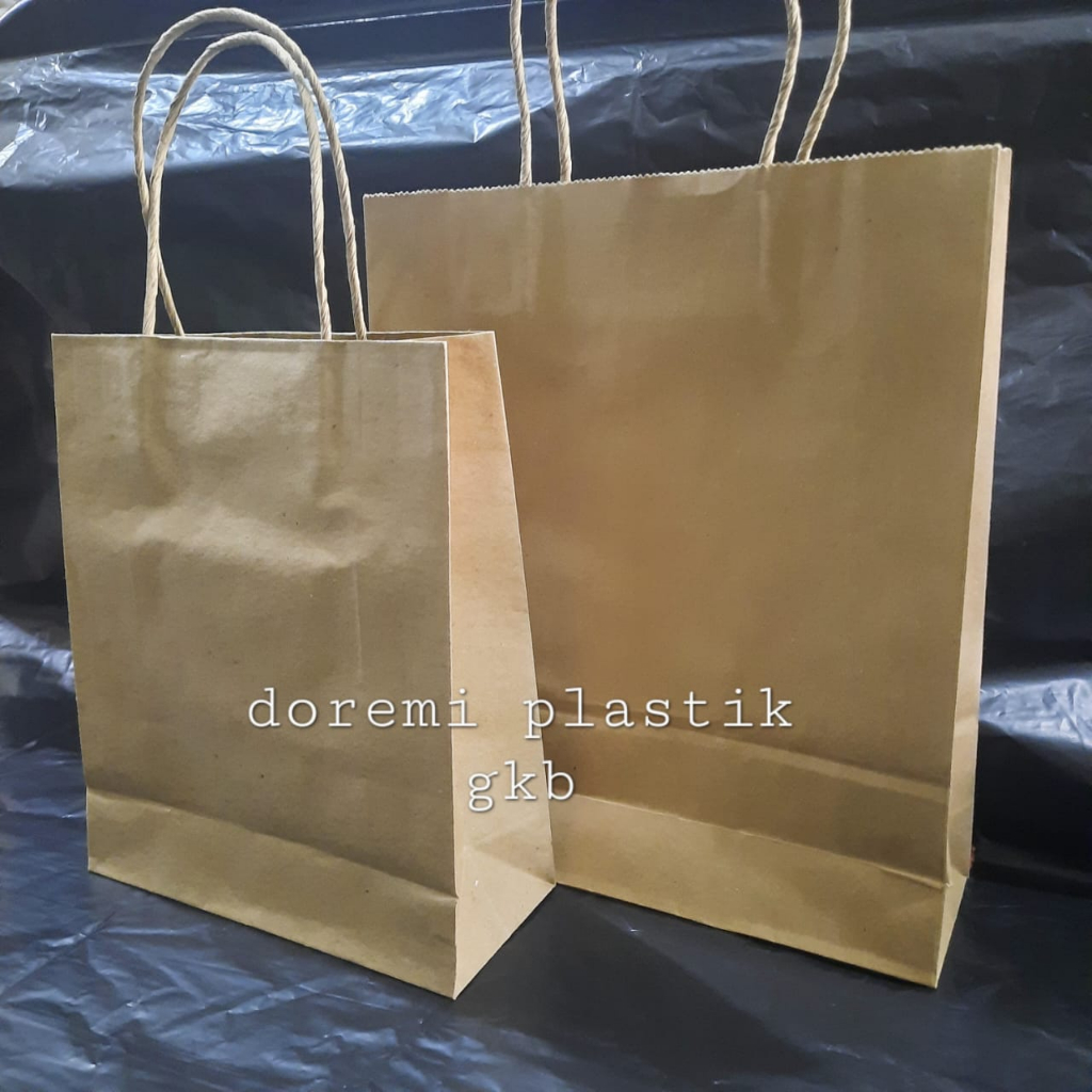 

Paper Bag Polos Coklat all size / Paper bag kado polos / Paper bag olshop / Paperbag tas kertas