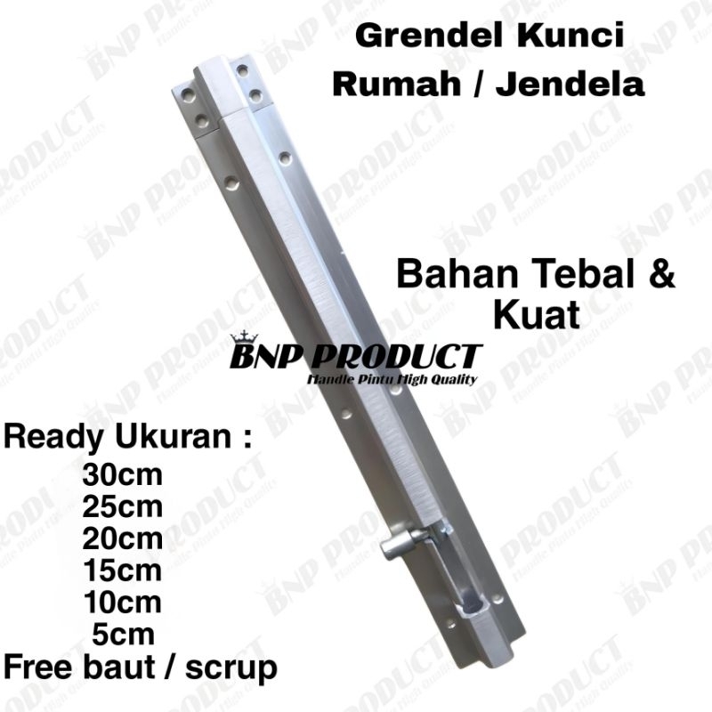 Grendel Slot Jendela 30cm / Kunci Jendela / Perlengkapan Jendela Rumah