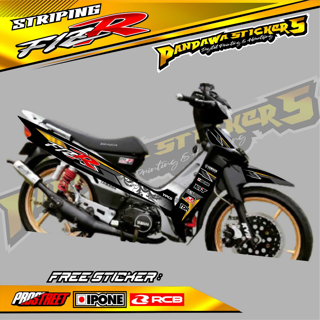 STRIPING VARIASI MOTOR YAMAHA FIZ R / STICKER LIST MOTOR YAMAHA FIZ R