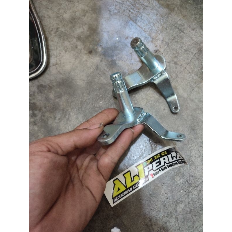 segitiga pedal rem satria 2 tak besi penarik rem belakang satria hiu