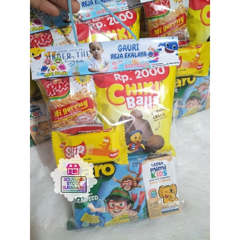 

Bingkisan ultah 11000 | Snack ultah 11k || Parcel Ultah Murah