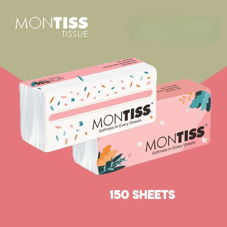 Montiss Tissue 150 Sheets Refill Tisu Wajah