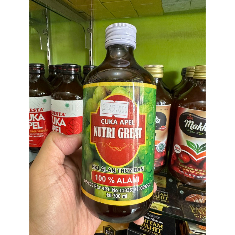 

CUKA APEL NUTRI GREAT Isi 300 ml Asli Original