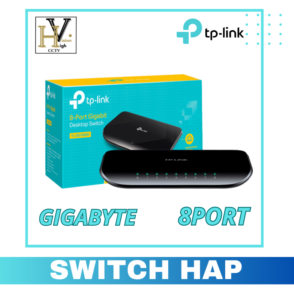 SWITCH HAP TP-LINK 8PORT GIGABIT TL-SG1008D