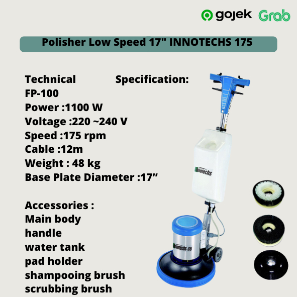 Polisher Low Speed 17" INNOTECHS 175
