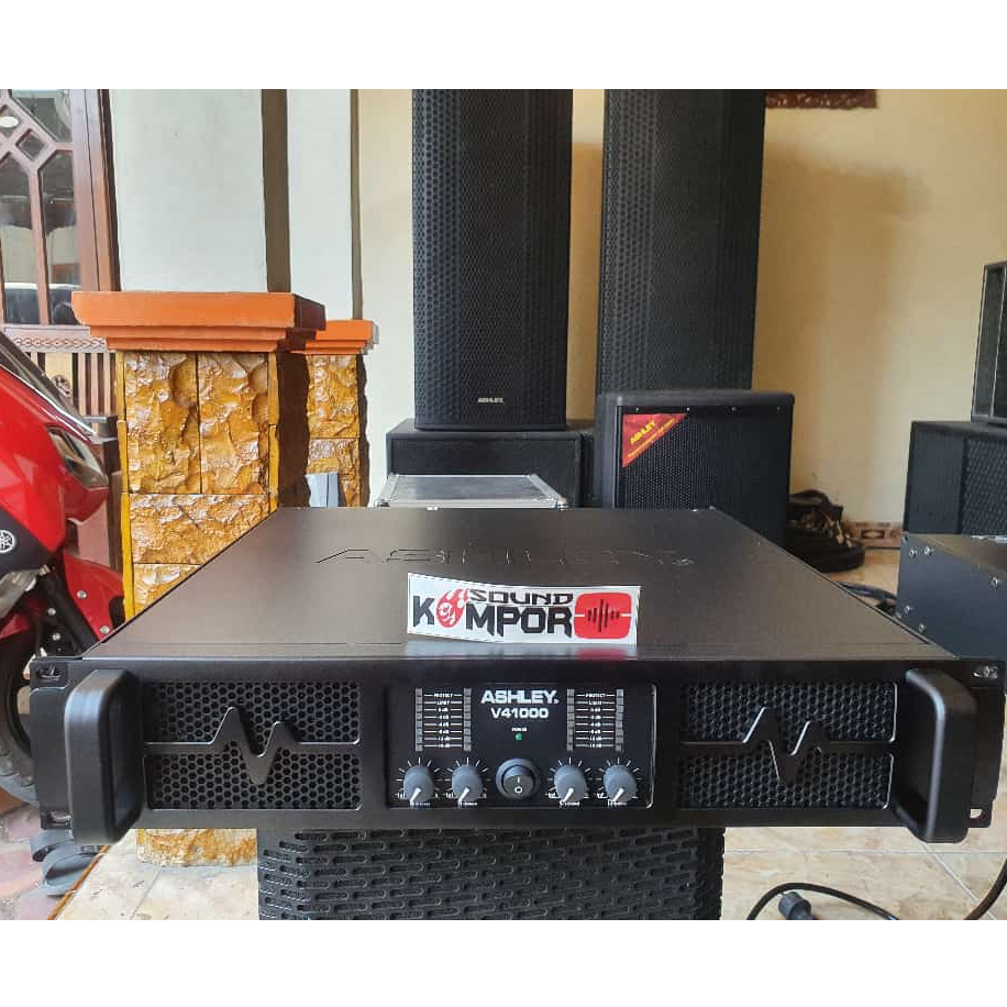 POWER ASHLEY V41000 AMPLIFIER ASHLEY V 41000 4 CH ORIGINAL