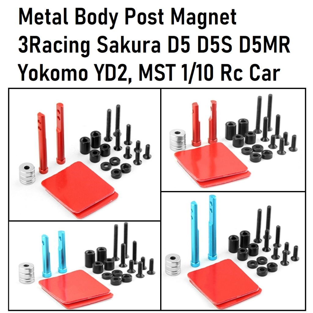 Metal Body Post Magnet 3Racing Sakura D5 D5S D5MR Yokomo YD2 MST 1/10 Rc Car