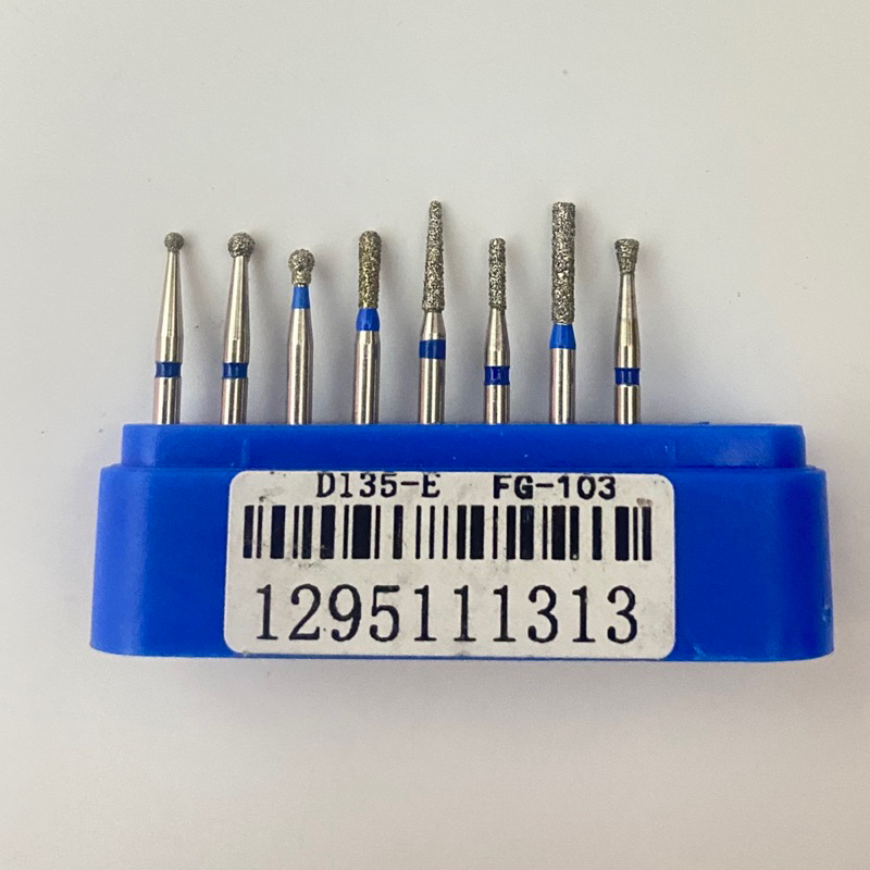 Dental diamond bur preparasi kavitas set/ cavity preparation/ mata bur
