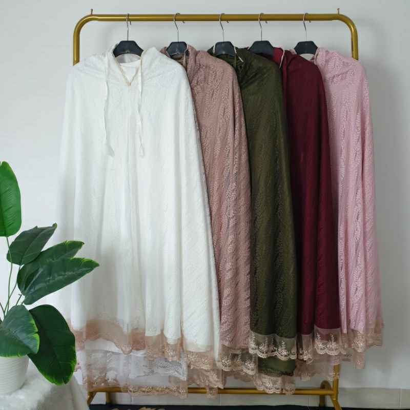 MUKENA BROKAT TUTU | MUKENA 2 LAYER LAPISAN | MUKENA MEWAH ELEGAN | MUKENA BROKAT