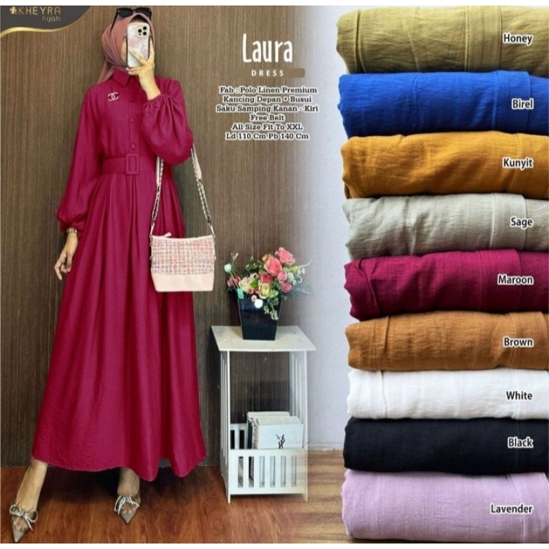 Laura Dress By Kheyra || Gamis
