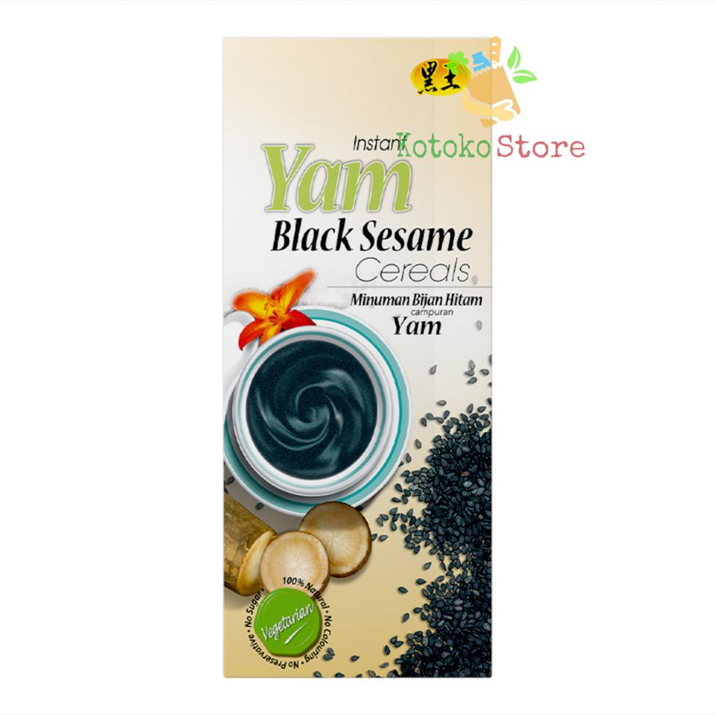 

[PROMO !! EXP 12.10.2025] Hei Hwang Instant Yam Black Sesame Cereal / Sereal Wijen Hitam 450gr