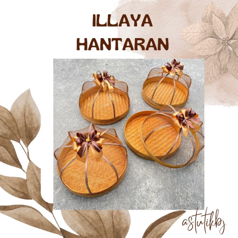 

ILLAYA SET HANTARAN /hantaran murah tudung saji tudung makanan bingkisan makanan tudung saji pita besek murah