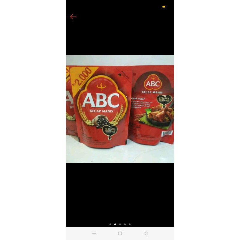 

kecap manis abc 60ml refil beli 5 9500