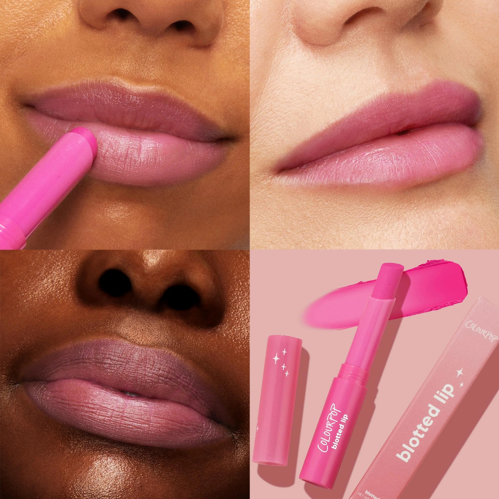 Colourpop Iconic Moment Blotted Lip Sheer Matte Lipstick Pink