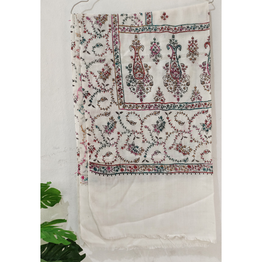 PHASMINA SHAWL / TUBATHA HAND MADE KHAS PAKISTAN/INDIA