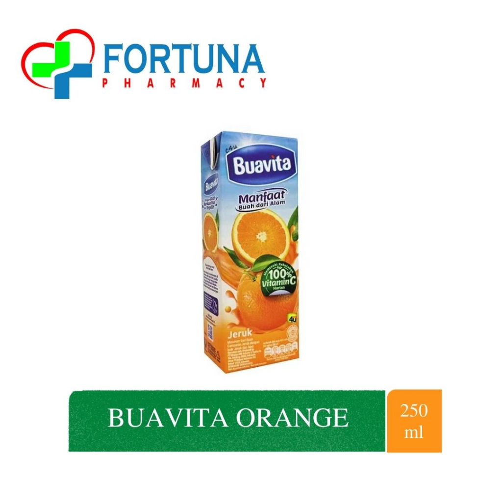 

Buavita Jus Jeruk Orange Juice Buah Asli 245ml