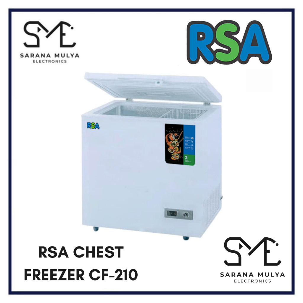 RSA CHEST FREEZER 200LITER CF210 - FREEZER CHEST PEMBEKU 200LITER
