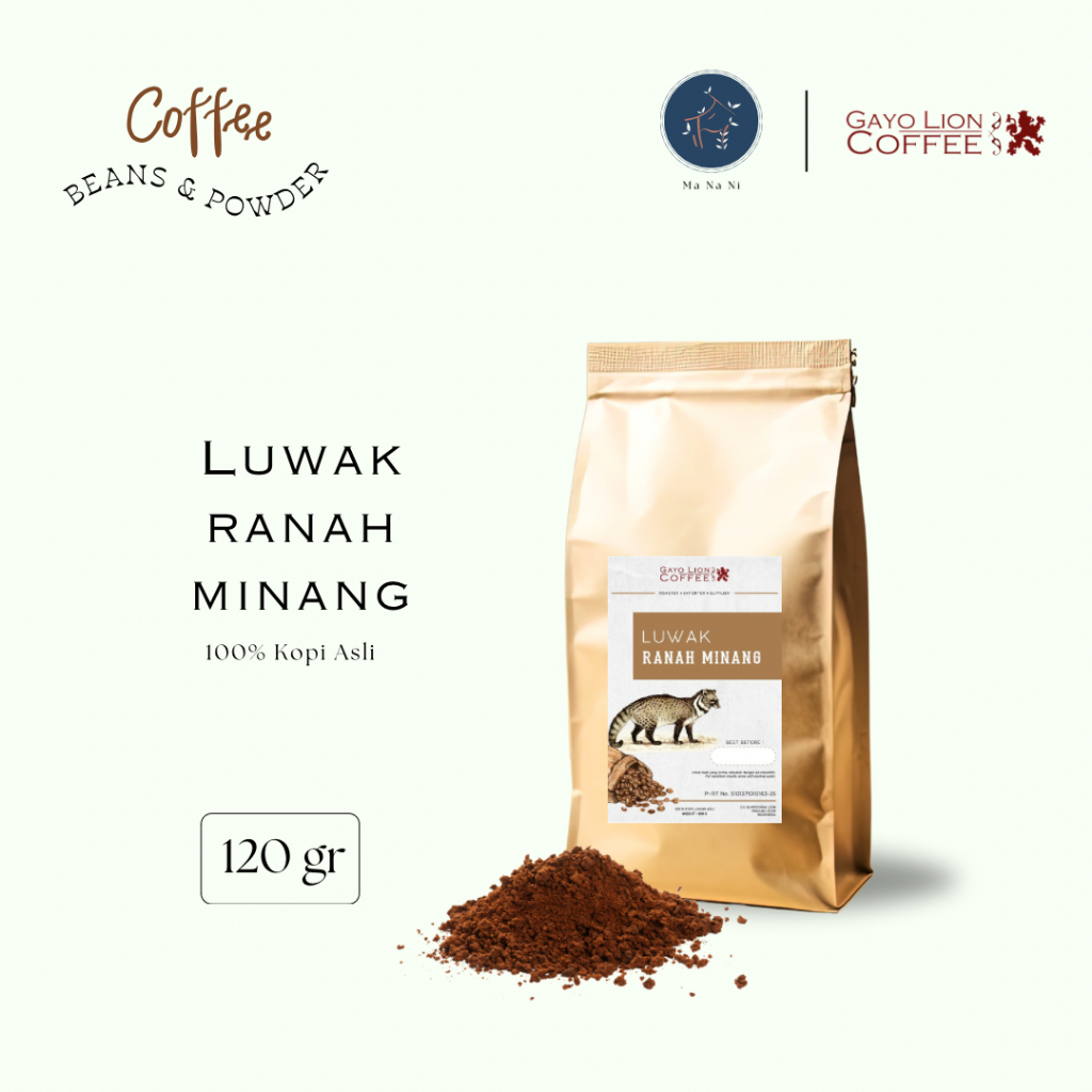 

Kopi Luwak Bubuk 120 gr Gayo Lion Coffee