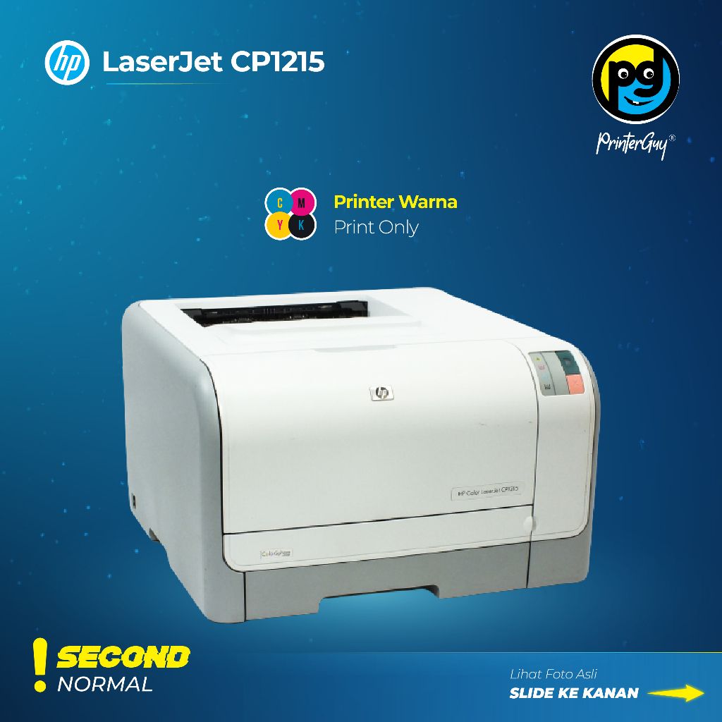 Printer Warna HP Laserjet CP1215 - cetak stiker brosur undangan