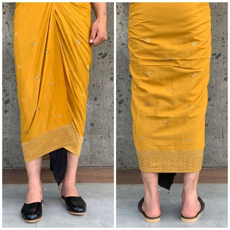 saput bordir kuning manis