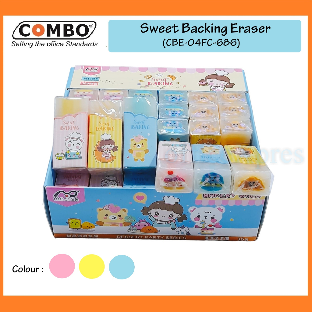 

Penghapus Pensil / Penghapus Lucu / Hapusan / Eraser Sweet Backing 686