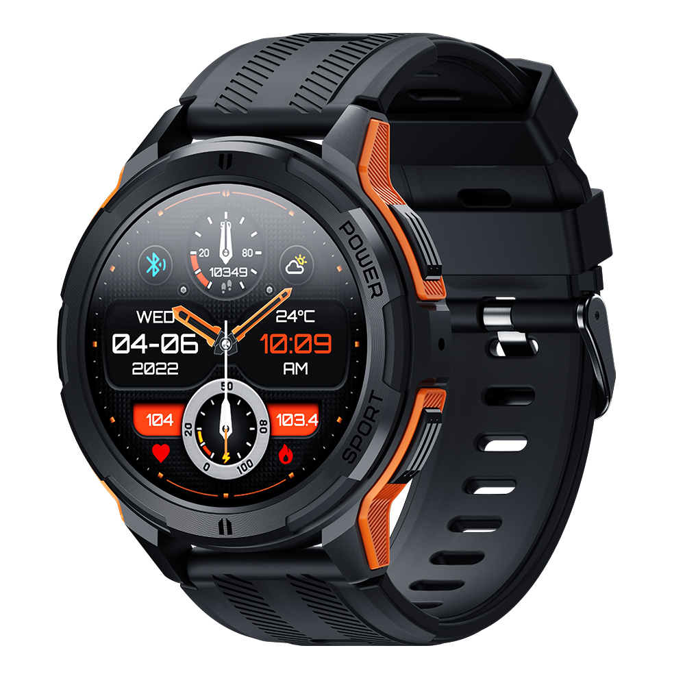 Skmei smartwatch pria amoled jam tangan olahraga hp digital anti air 1ATM  jam tangan pintar for android ios-Oranye
