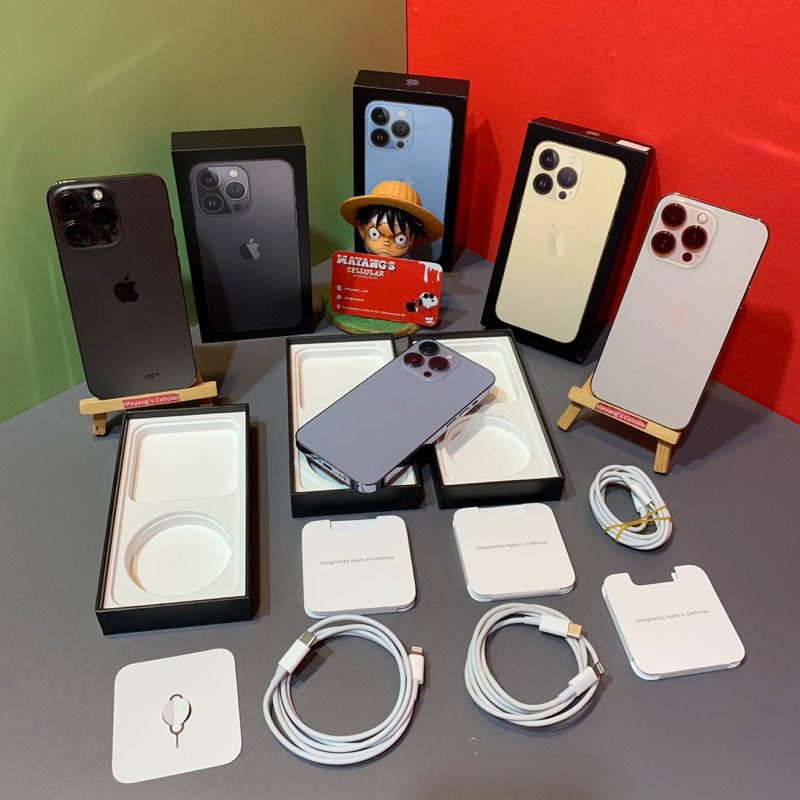 second iphone 13 pro 256gb ibox lengkap fullset original LIKE NEW