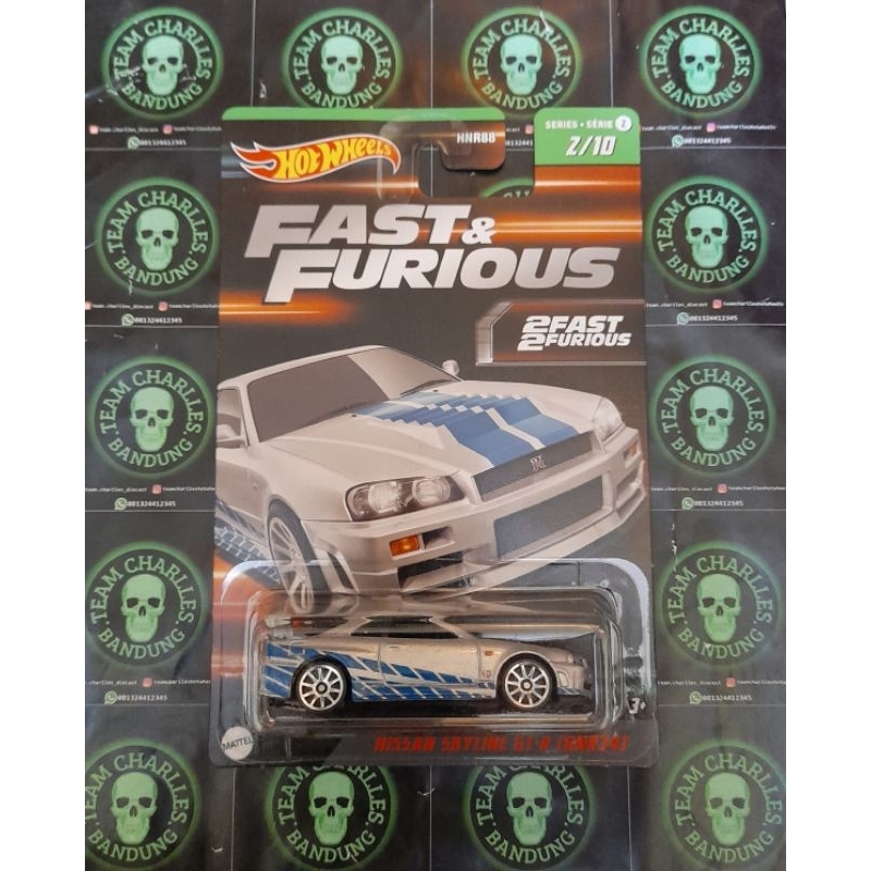 hotwheels fast and furious nissan skyline r34