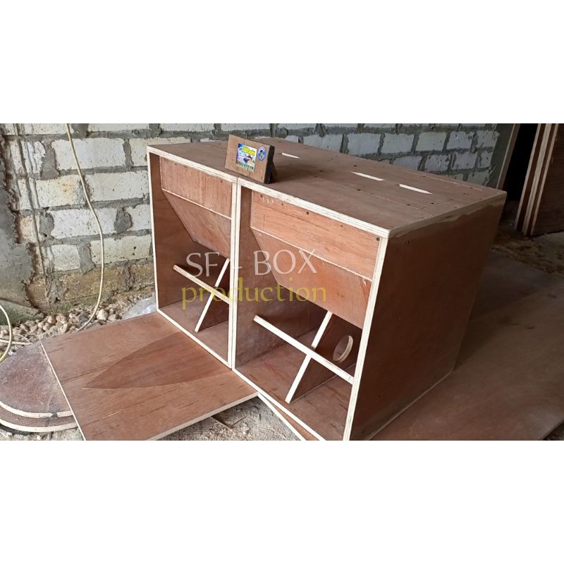 BOX turbo 12 in dan 10 in Single bok speaker tebal 18mm