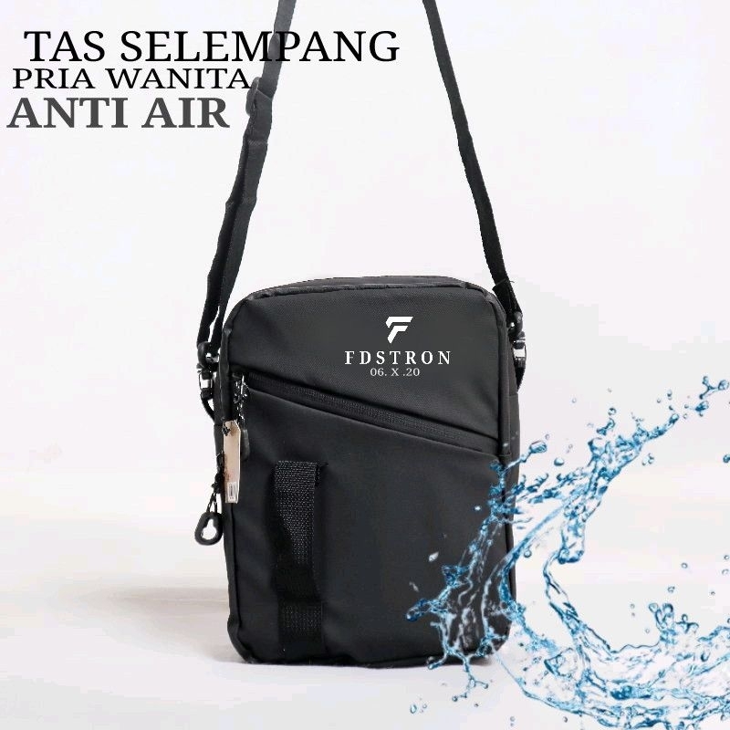 	 Tas selempang anti air/Tas kotak anti air pria wanita Fadistron	