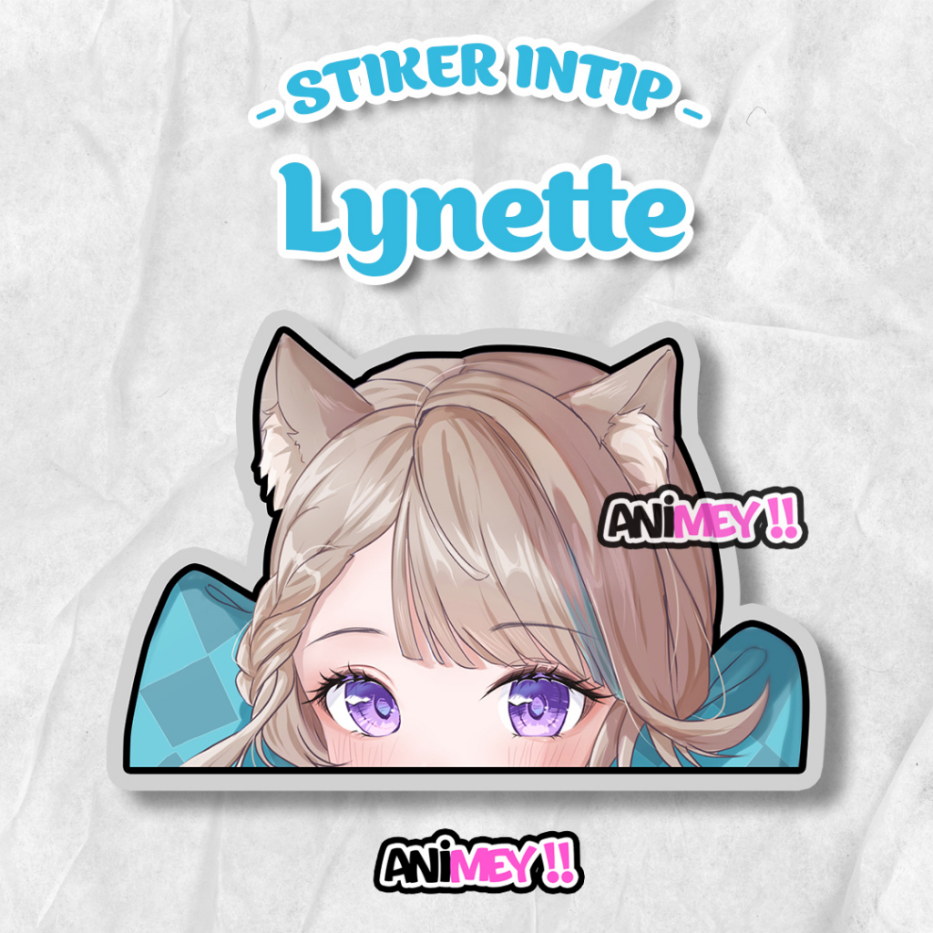 

Stiker Intip Lynette Genshin Impact / Sticker Anime Waterproof