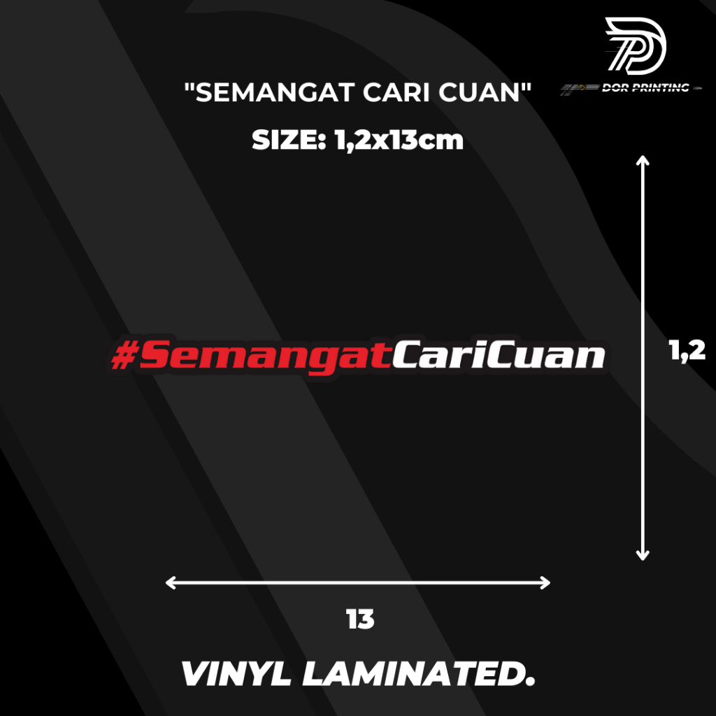 

STICKER/ SEMANGAT CARI CUAN VIRALL KEREN TEKS KEREN BUAT PENCARI DUIT